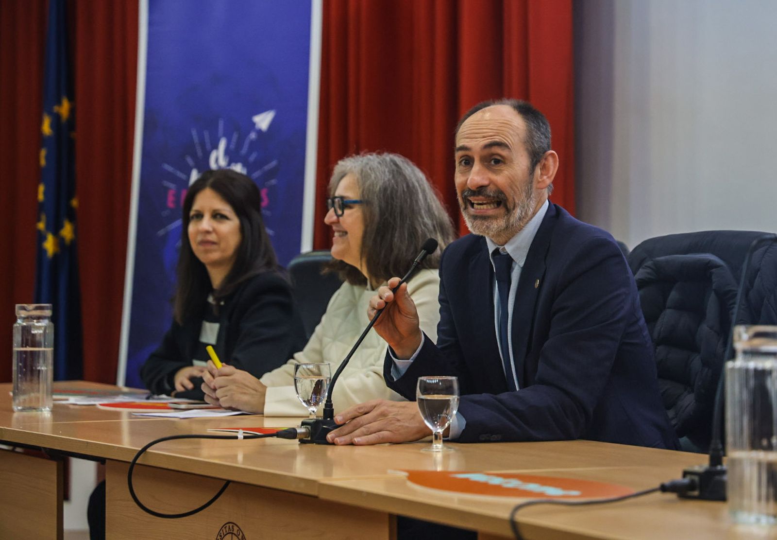 Fotografías de la llegada de estudiantes Erasmus a la Universidad de Huelva