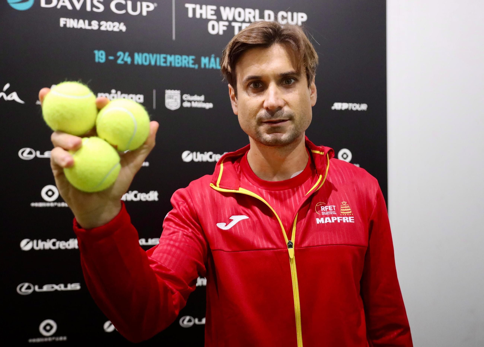 La entrevista a David Ferrer, en fotos