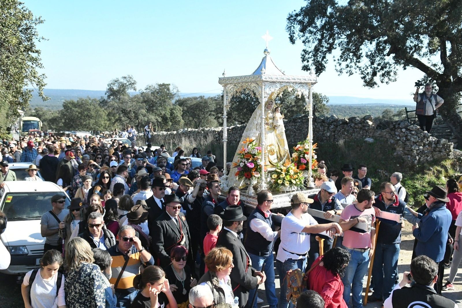 Romería de llevada de la Virgen de Luna a Pozoblanco, en fotos