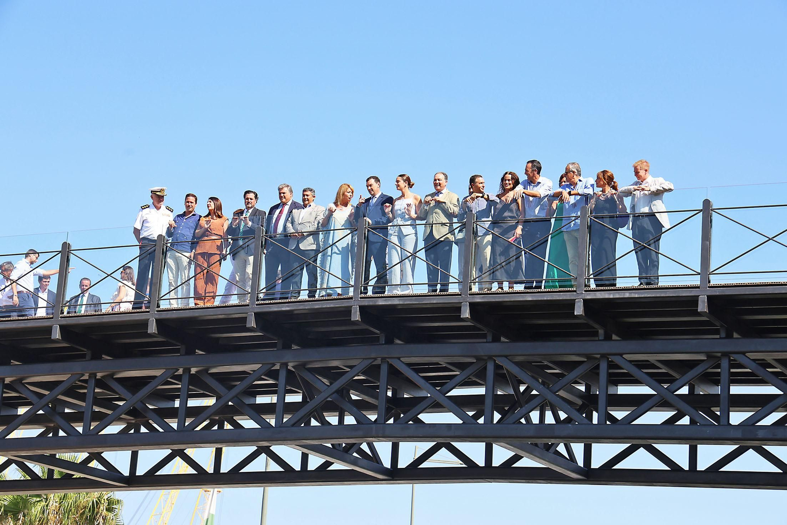 Inauguración de la unión del muelle de la Río Tinto en Imágenes
