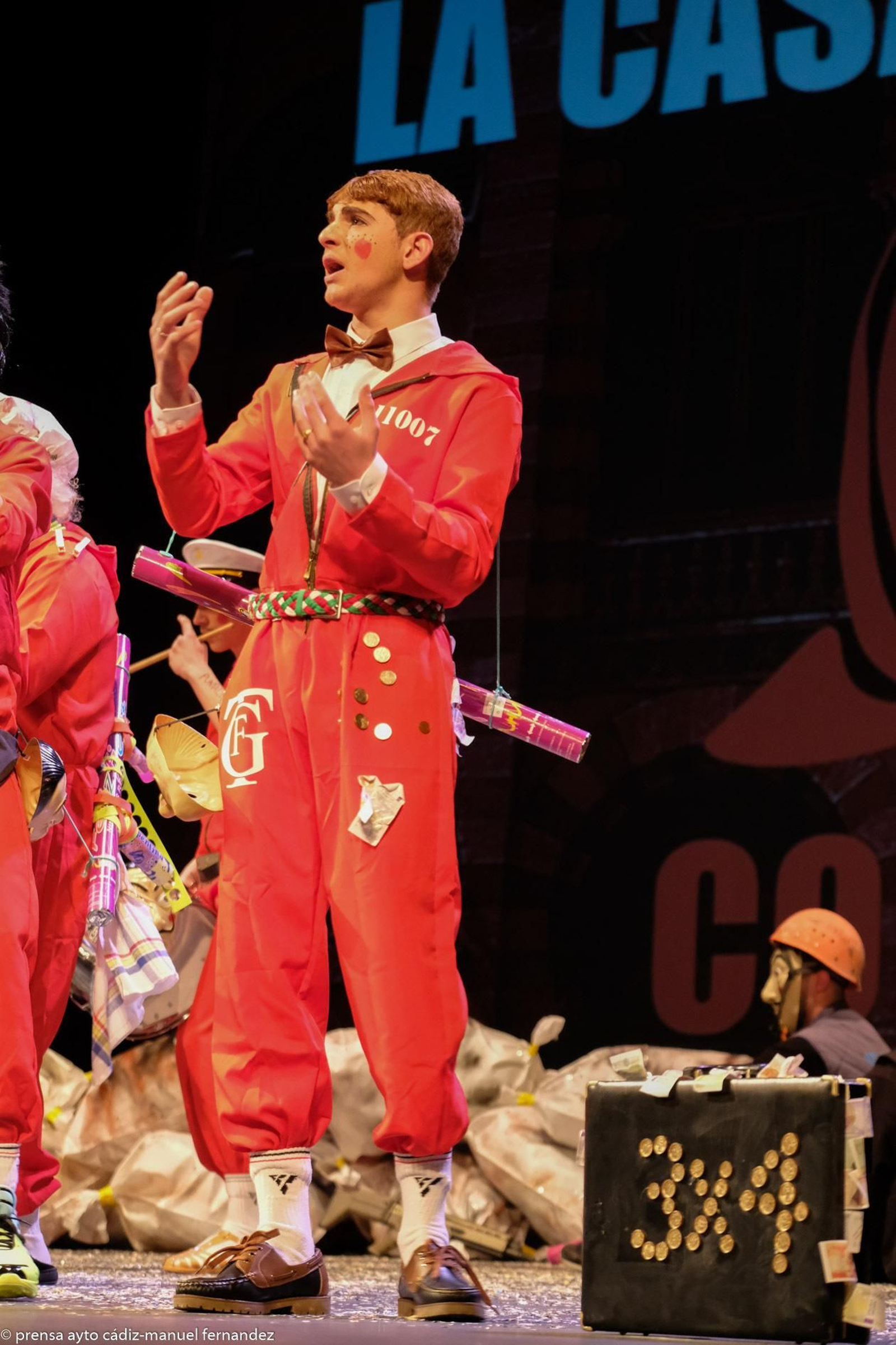 Chirigota La casa del papel colorao