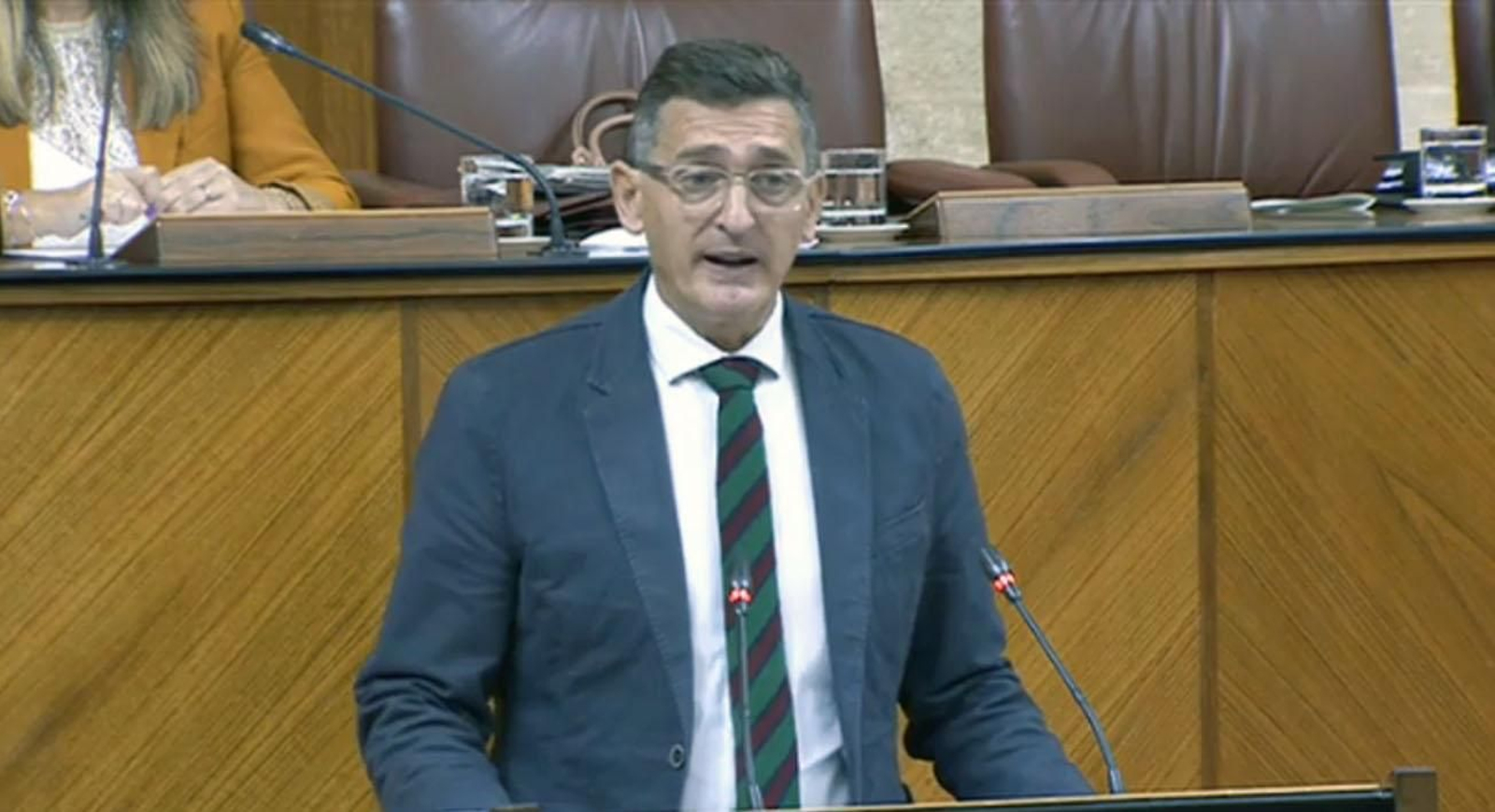 José Luis Sánchez Teruel interviene en el Pleno del Parlamento. José Luis Sánchez Teruel interviene en el Pleno del Parlamento.
