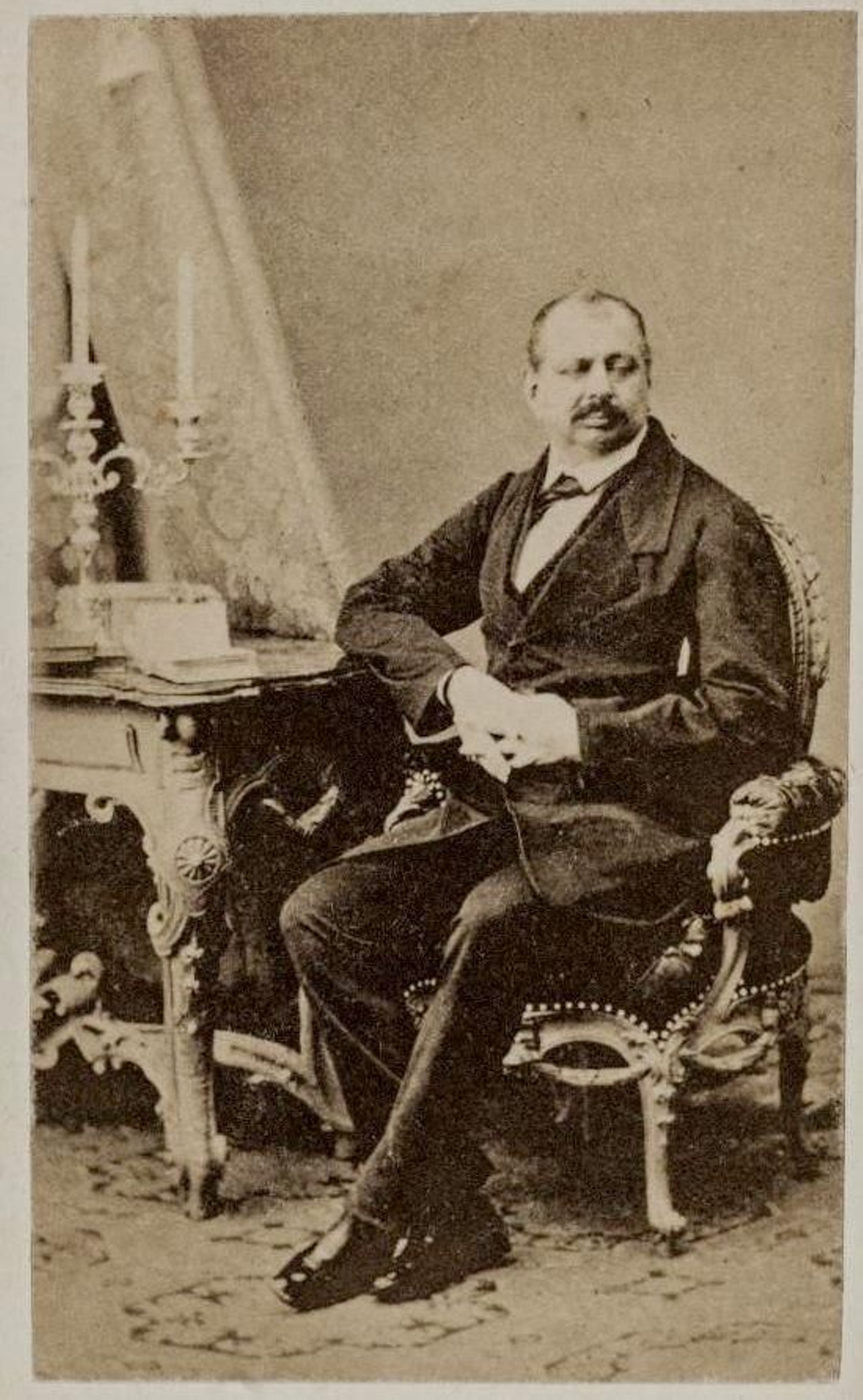 El aristócrata ruso Anatole Démidoff. El aristócrata ruso Anatole Démidoff.