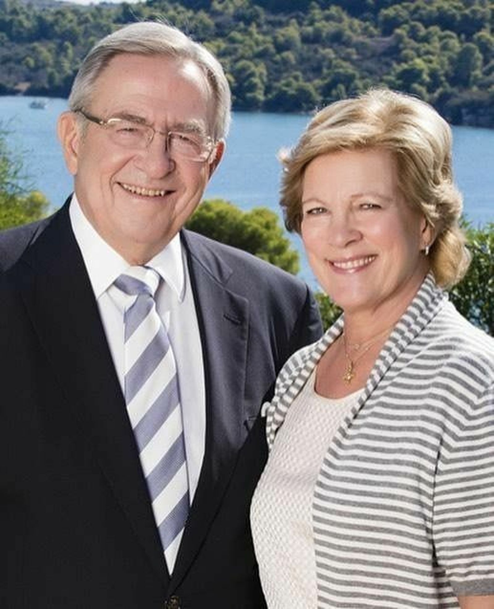 Constantino y  Ana María de Grecia.