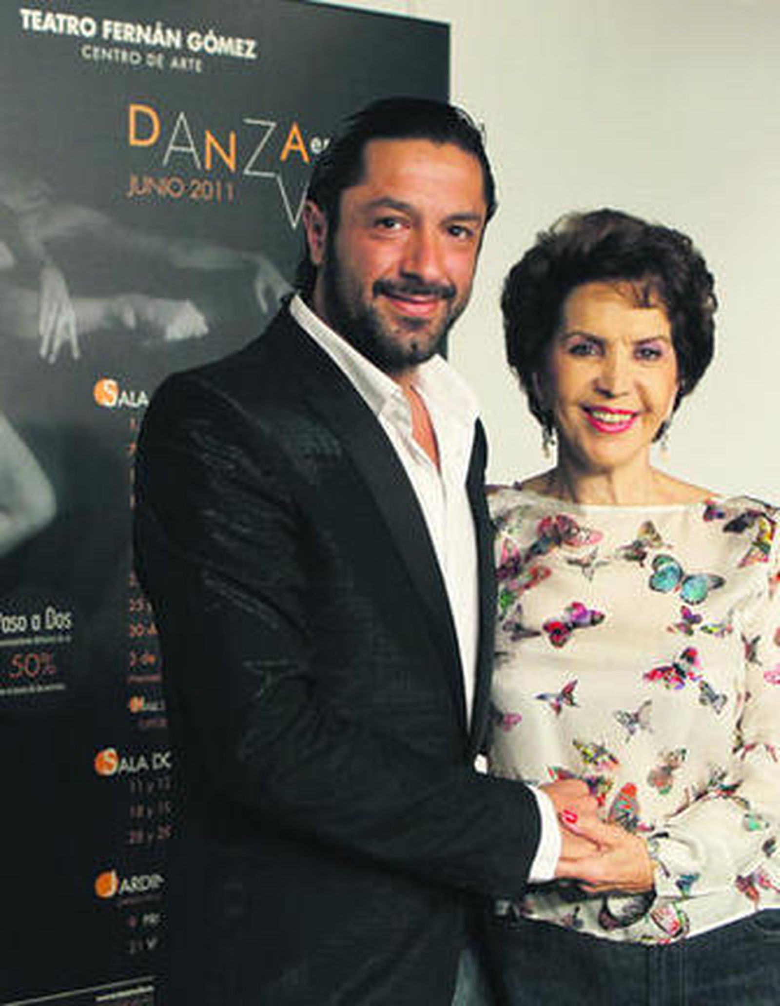 Rafael Amargo y María Rosa.