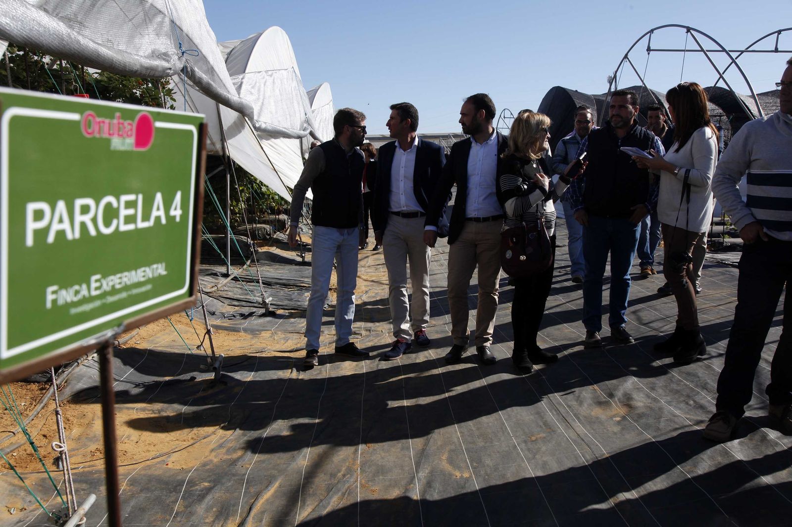 Inauguración de la finca experimental de  Onubafruit