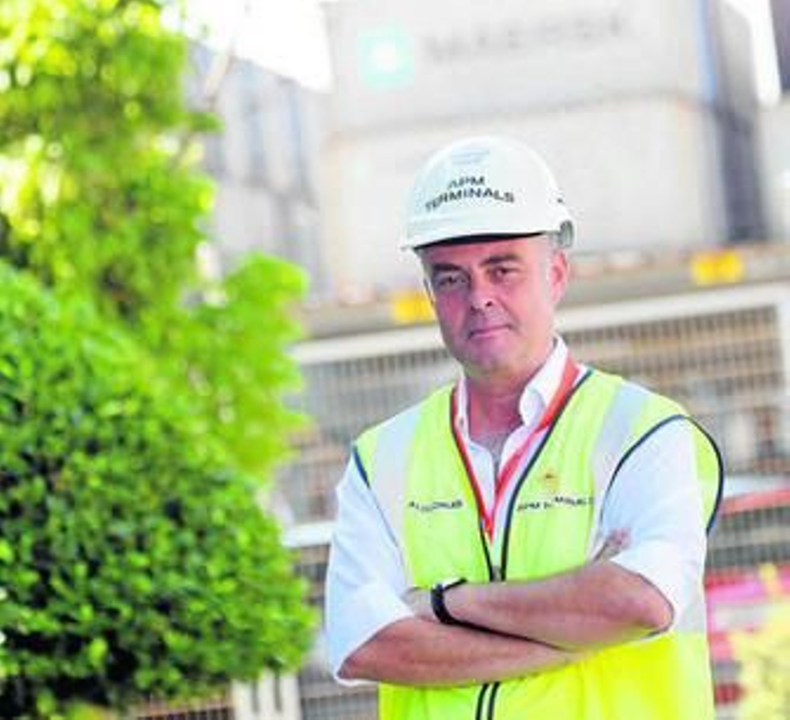 El responsable de HSSE de APM Terminals West Med, Francisco Cañero.