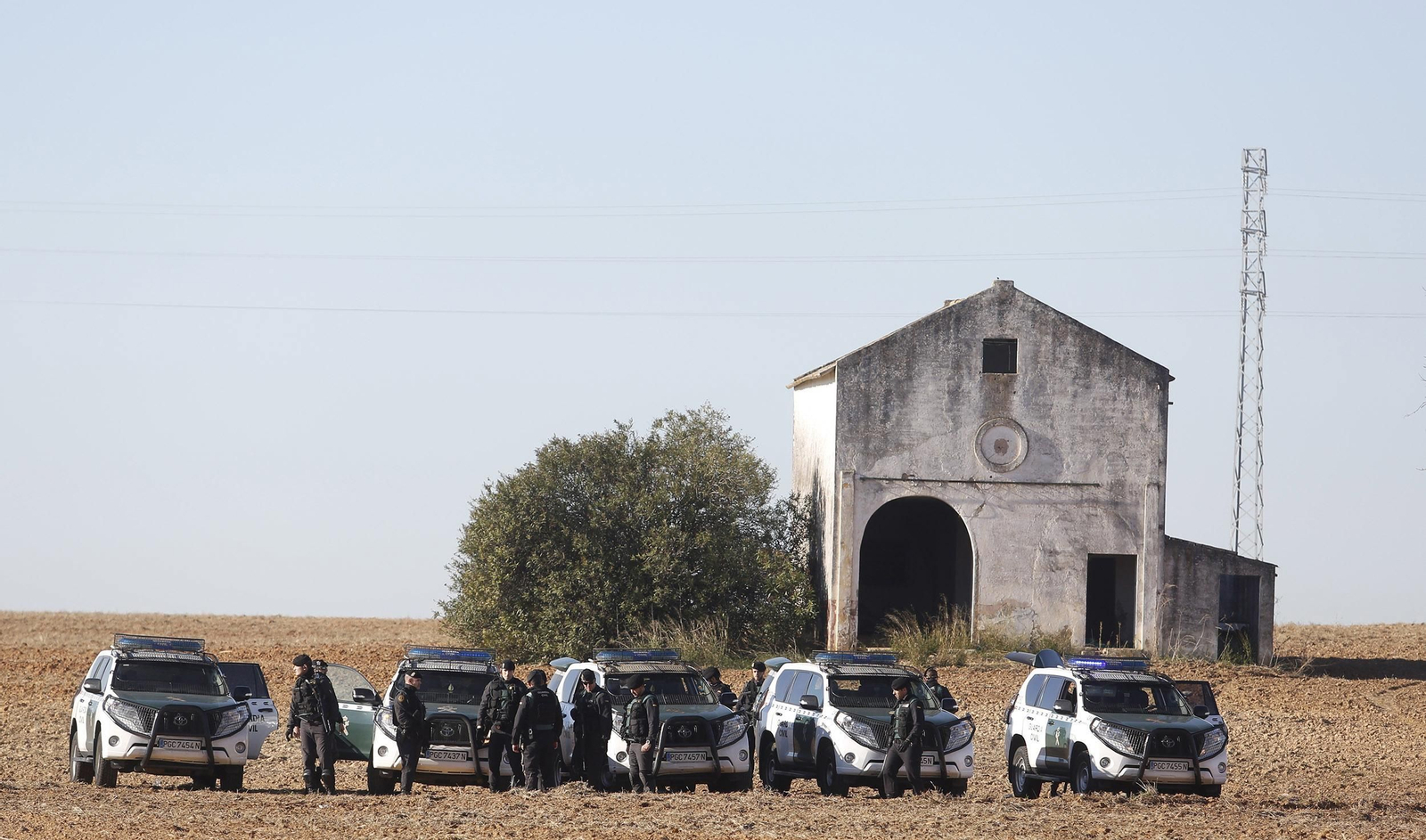 El operativo de la Guardia Civil tras el intento de robo en Mairena