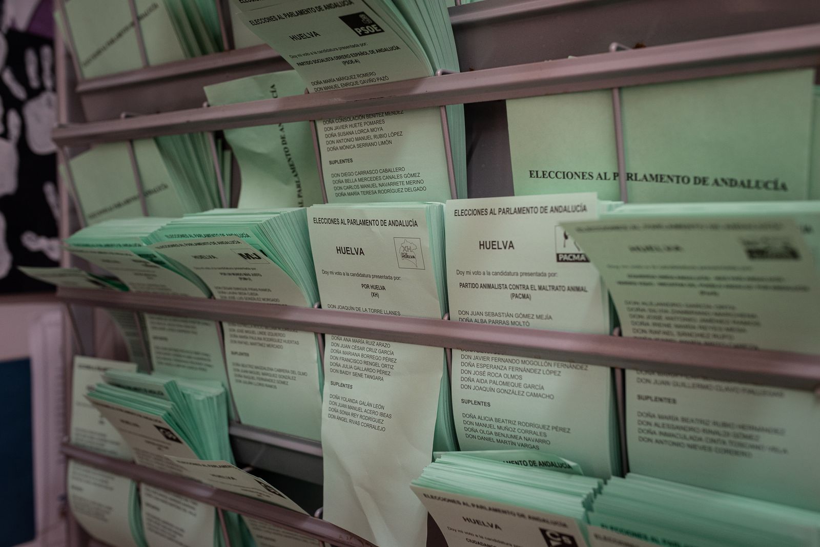 Imágenes de la jornada electoral en Huelva