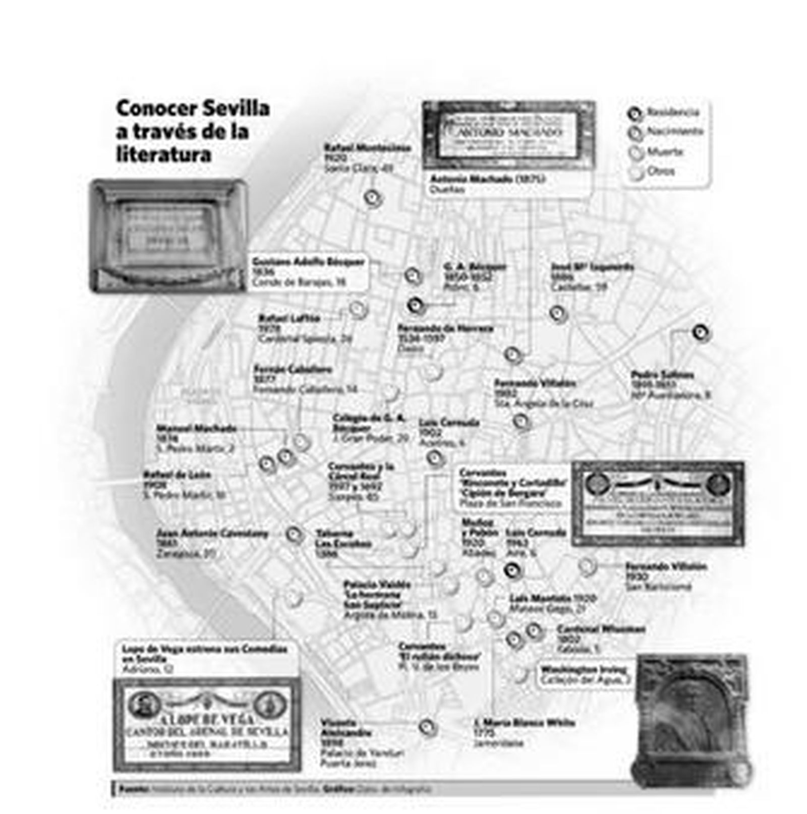 El homenaje grabado a los genios