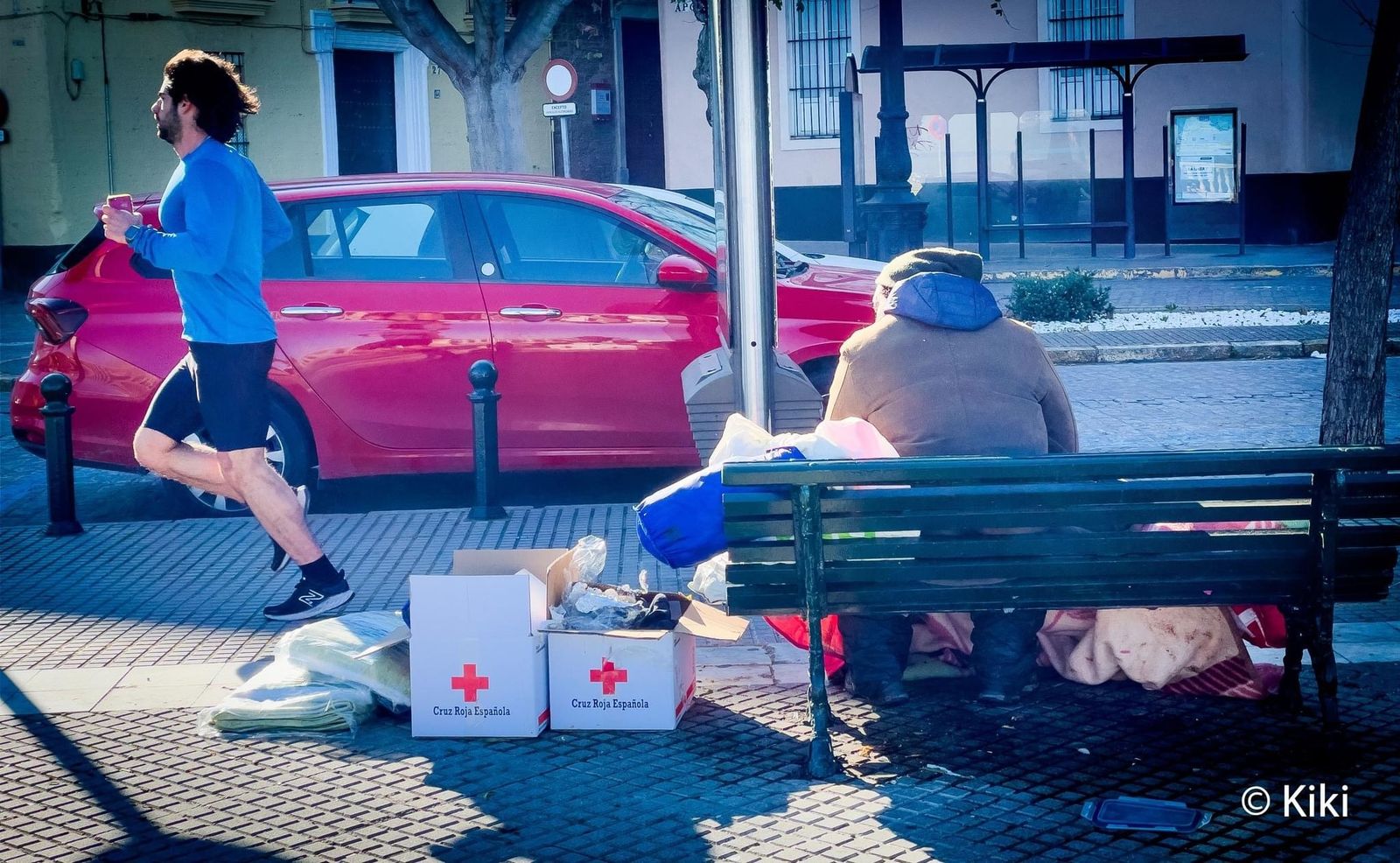 La ola de frío cae sobre los sin techo. Foto Kiki