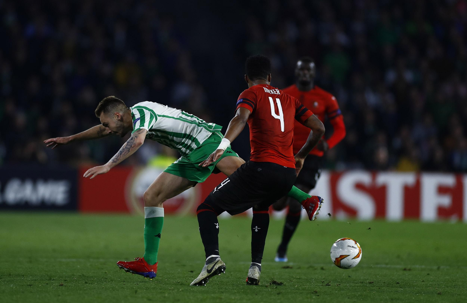 Las imágenes del Betis-Rennes
