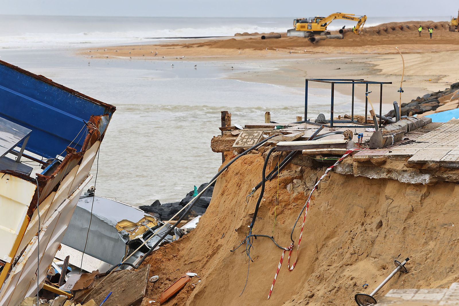 Las fotografías de los daños en Matalascañas