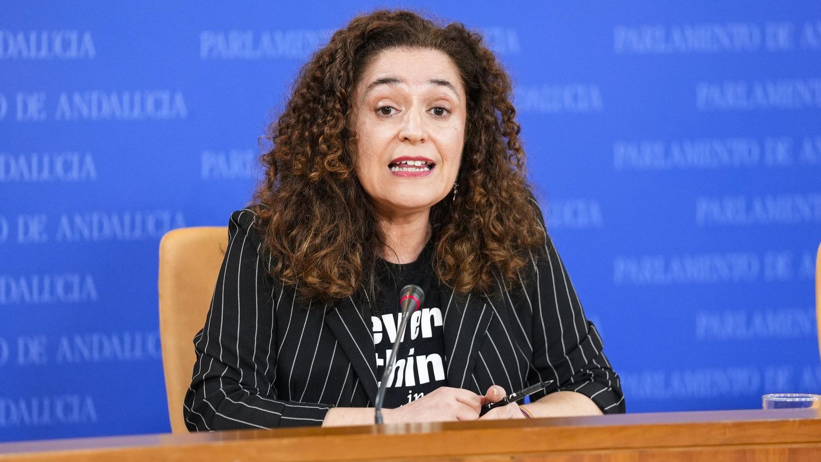 La portavoz del grupo Por Andalucía, Inma Nieto.