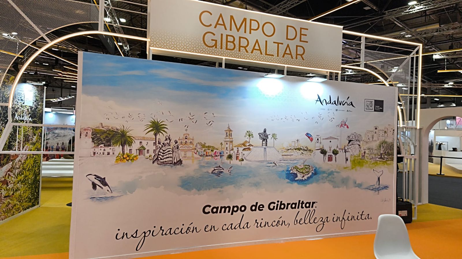 El estand del Campo De Gibraltar en Fitur.