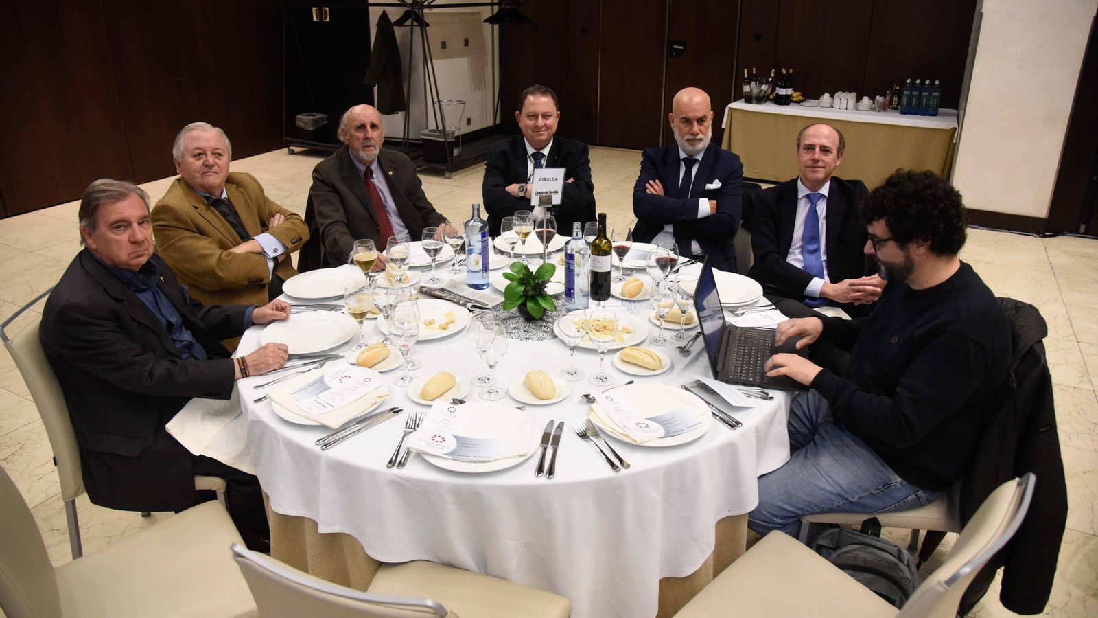 Juan Antonio Carrillo, José Luis Rodríguez, Manuel Ruiz, Felipe Lobo, Carlos Montesa, Miguel Salas y Tomás Monago