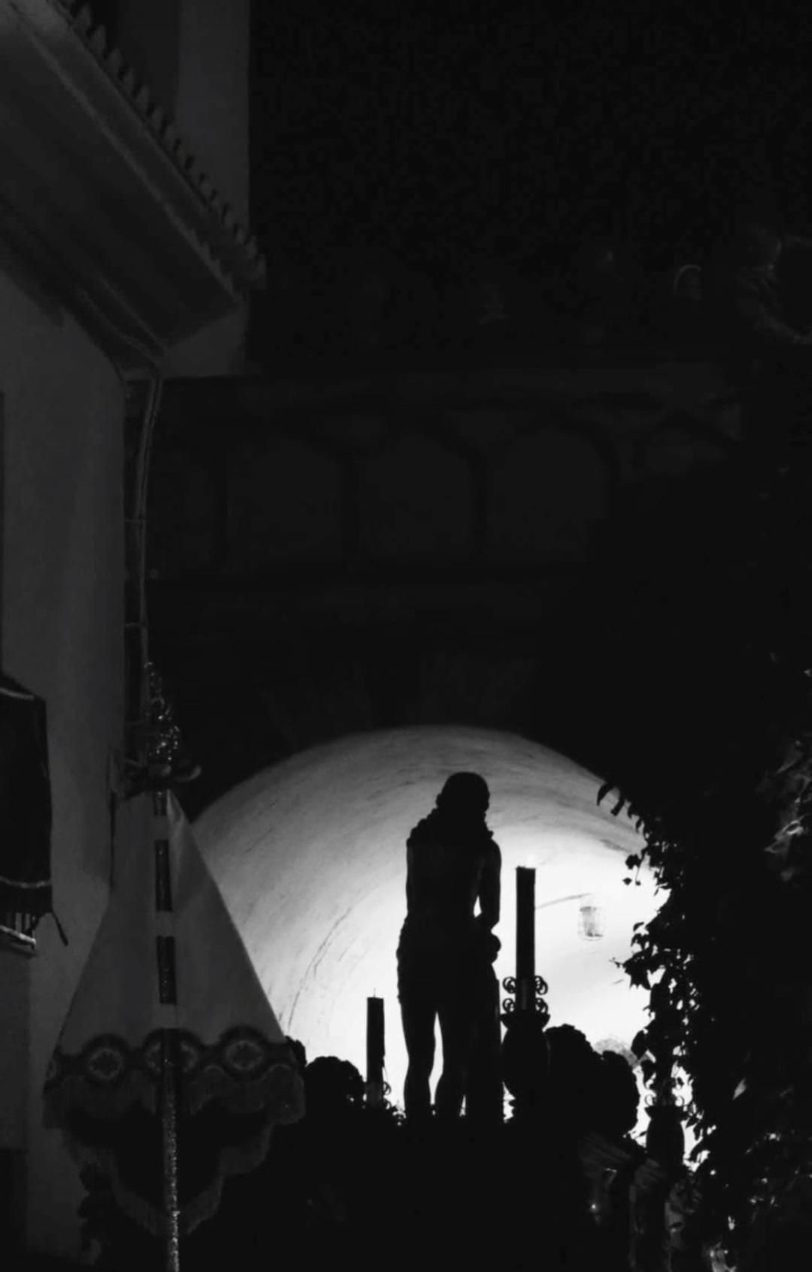 La Humildad a su paso por la bóveda de Salobreña