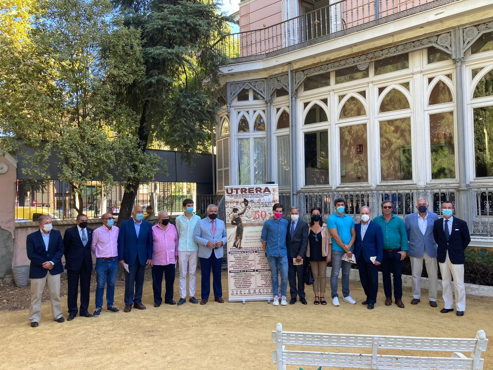 Foto de familia del XXII Encuentro Andaluz de Escuelas Taurinas.