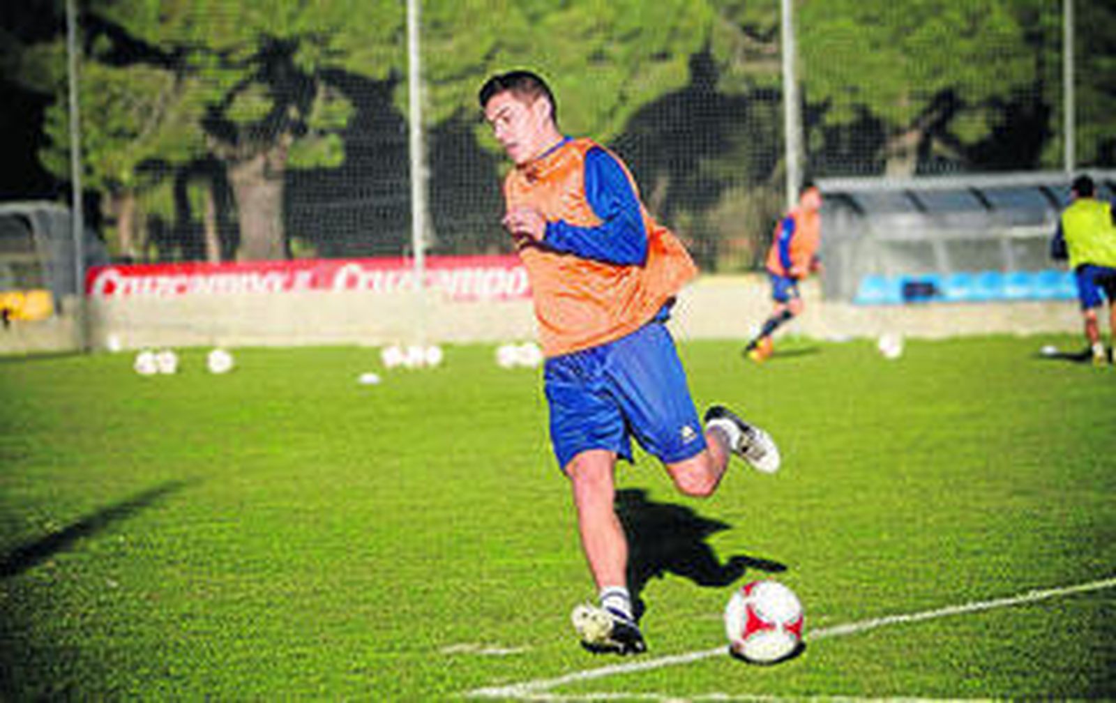 Josete corre en una sesión de trabajo.