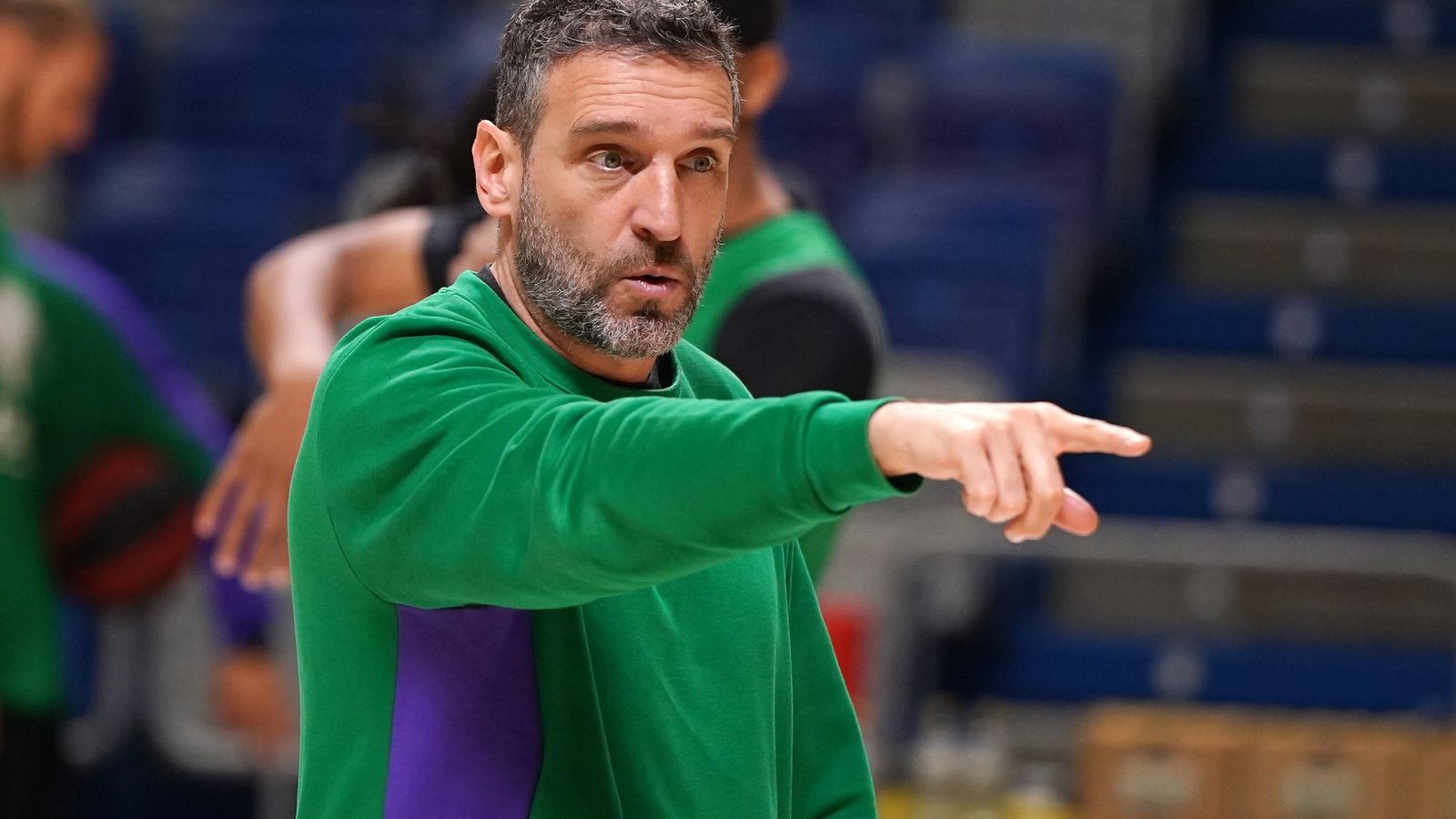 Ibon Navarro, en un entrenamiento.