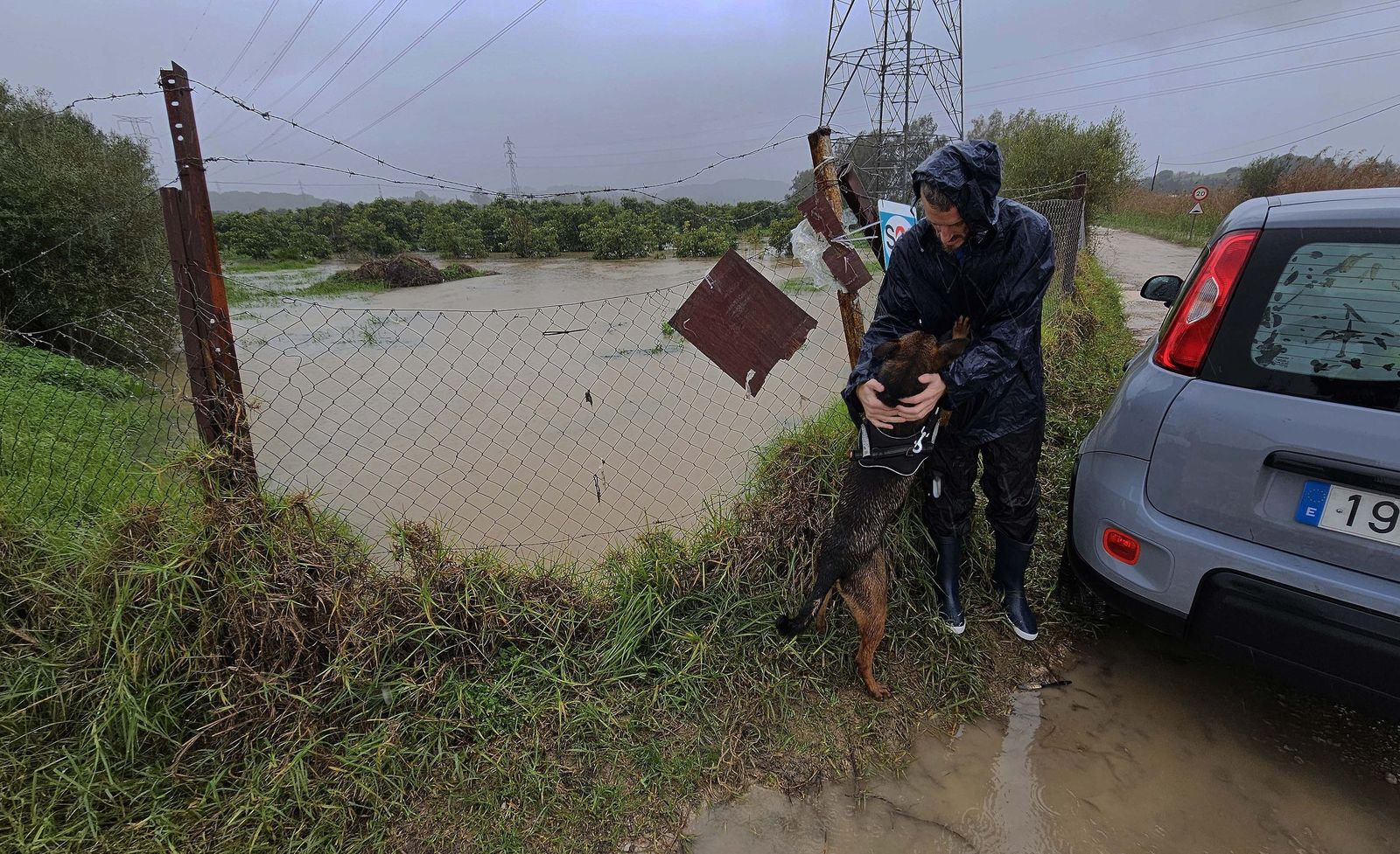 Fotos de las inundaciones y efectos de la borrasca Francis en Los Barrios, Tesorillo y Jimena