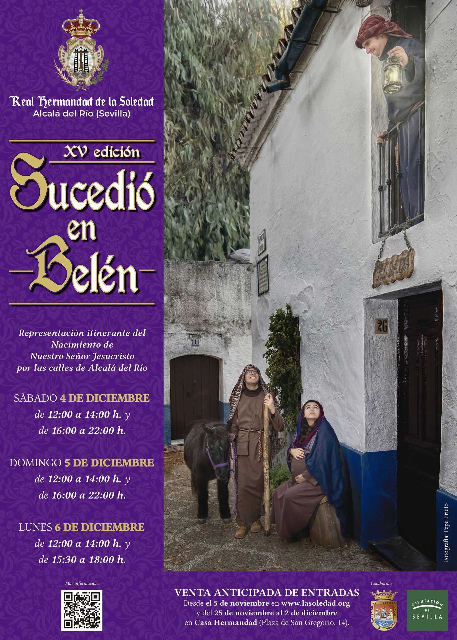 Cartel del Belén Viviente de Alcalá del Río.