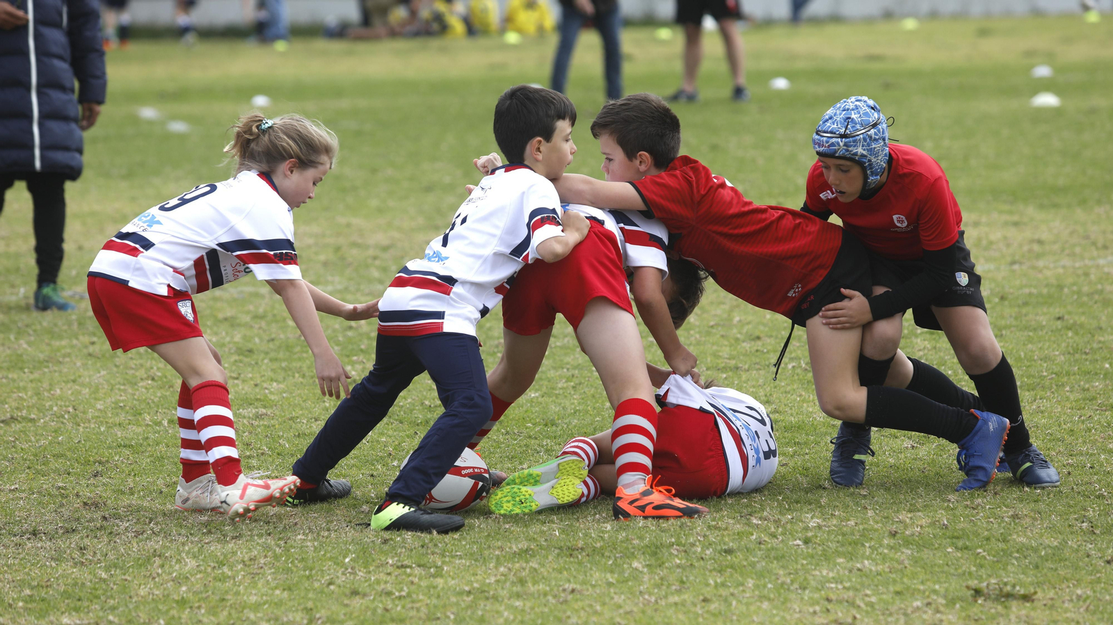 Las fotos de la Jornada de escuelas de rugby en Pueblo Nuevo de Guadiaro