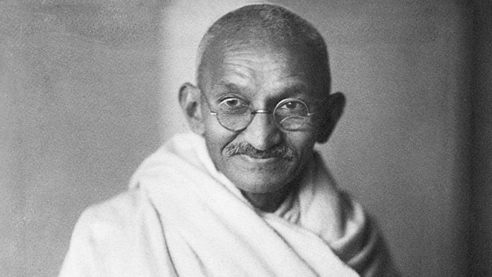 En la imagen,  Mahatma Gandhi.