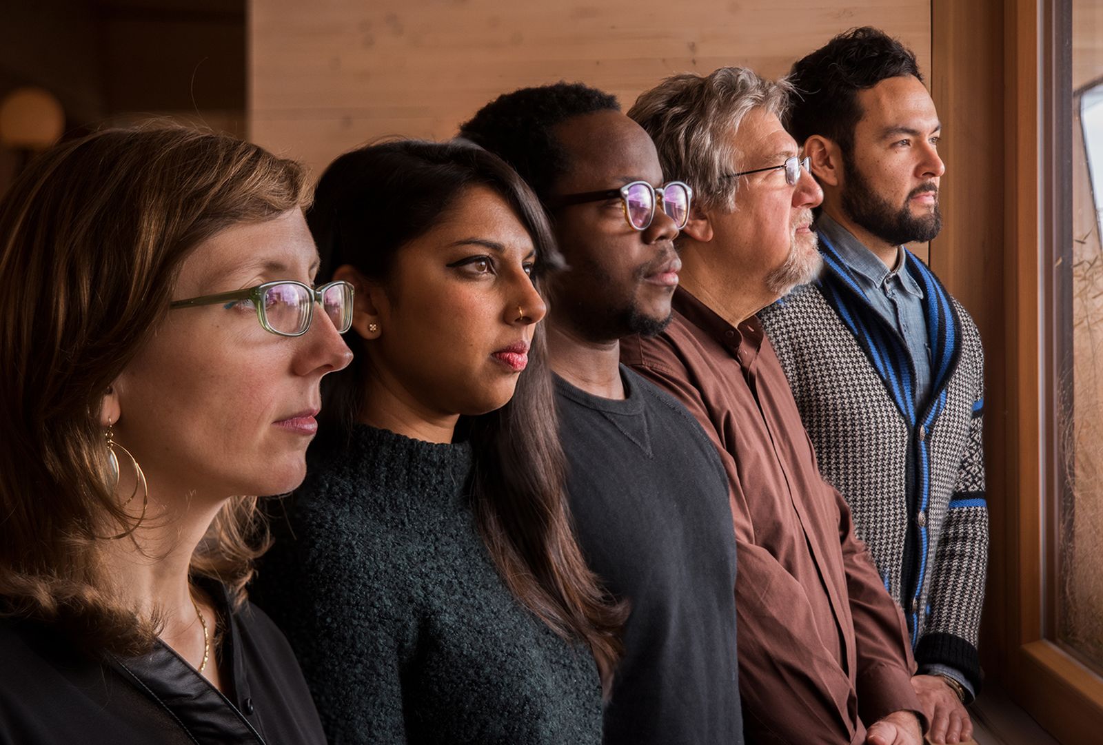 El quinteto de la guitarrista Mary Halvorson (primera por la izquierda; a su lado, la cantante Amirtha Kidambi).