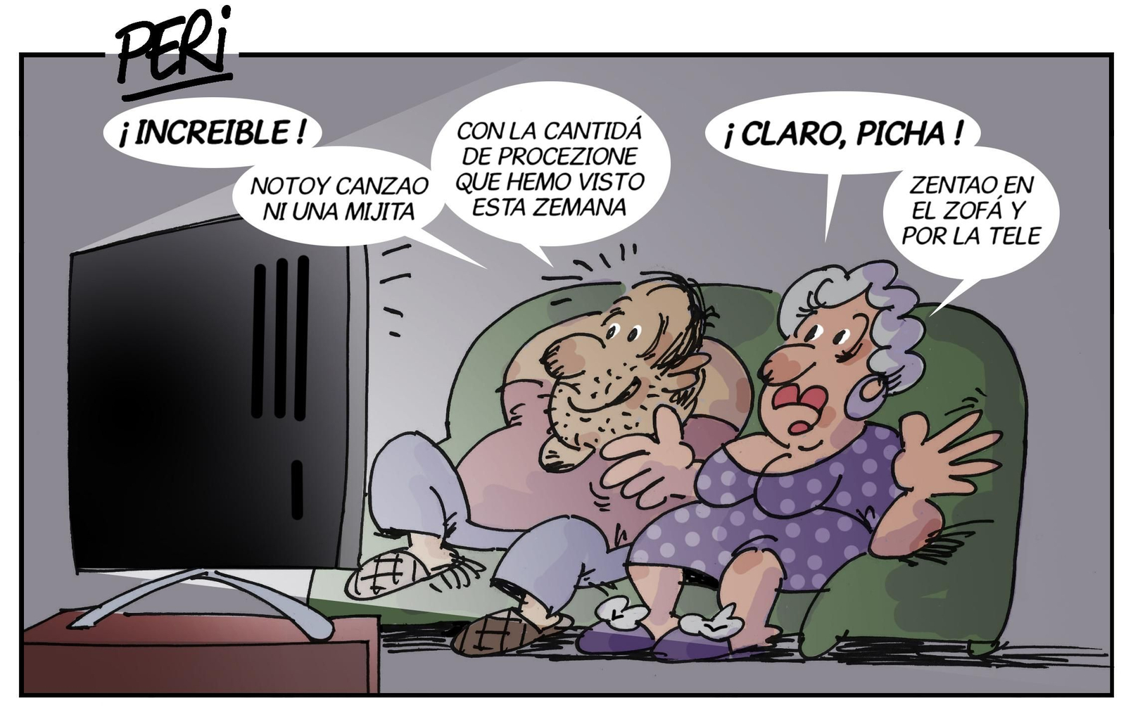 El chiste de Peri.
