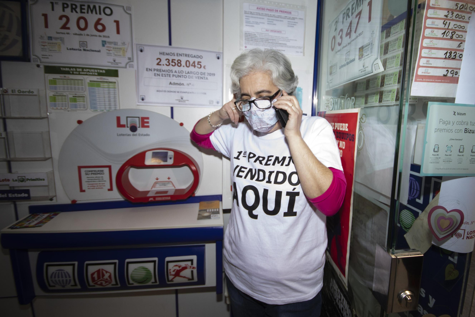 El pasado 2020 el primer premio cayó por segunda vez en la administración de la calle Príncipe.