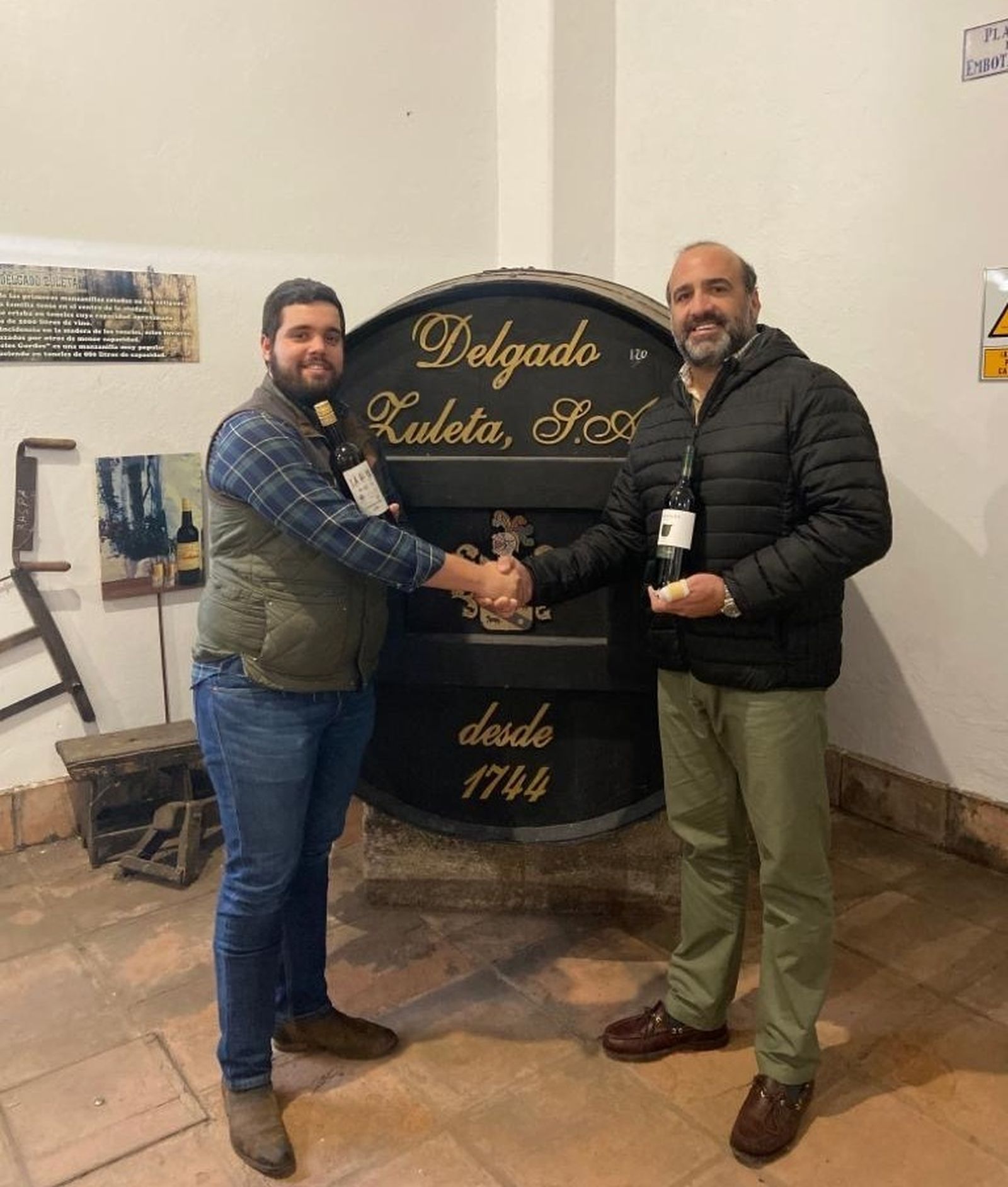 Mario Alonso, propietario de Copaboca, y José Federico Carvajal, director general de Delgado Zuleta.