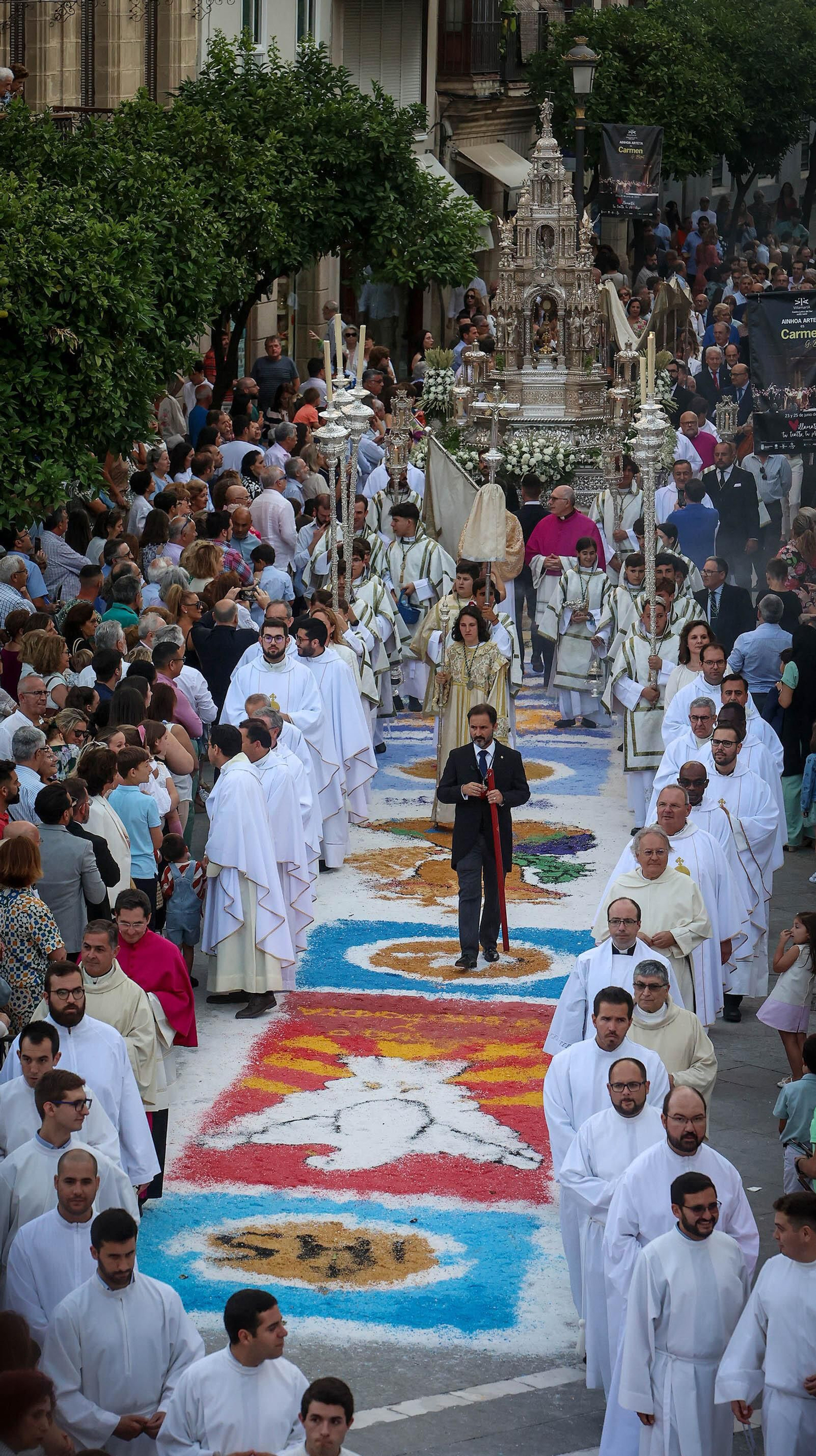Procesión del Corpus 2023 en Jerez