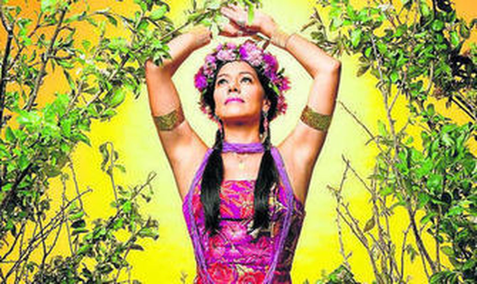 La artista Lila Downs, en una imagen promocional.