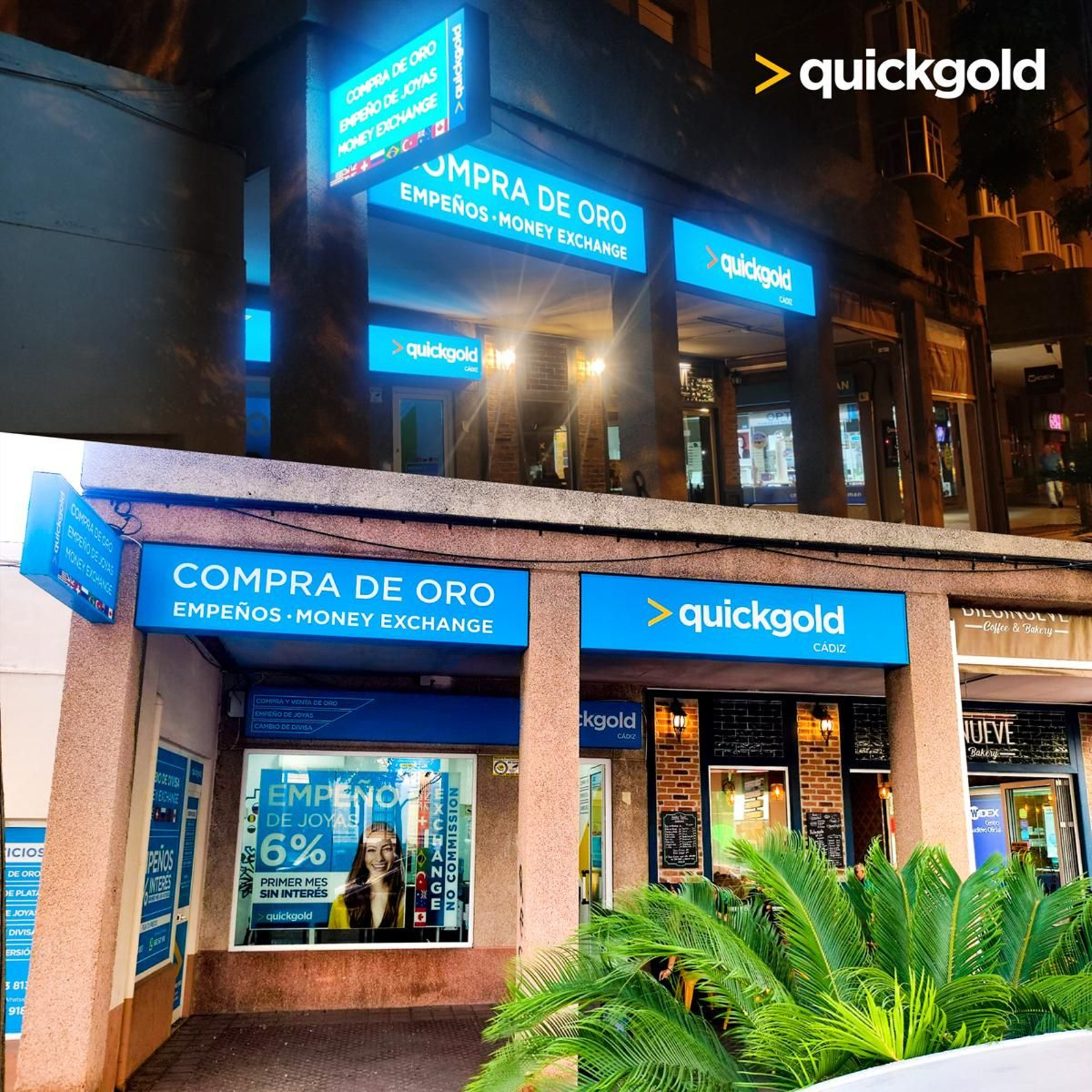 Quickgold llega a Cádiz: cambio fácil, rápido y barato