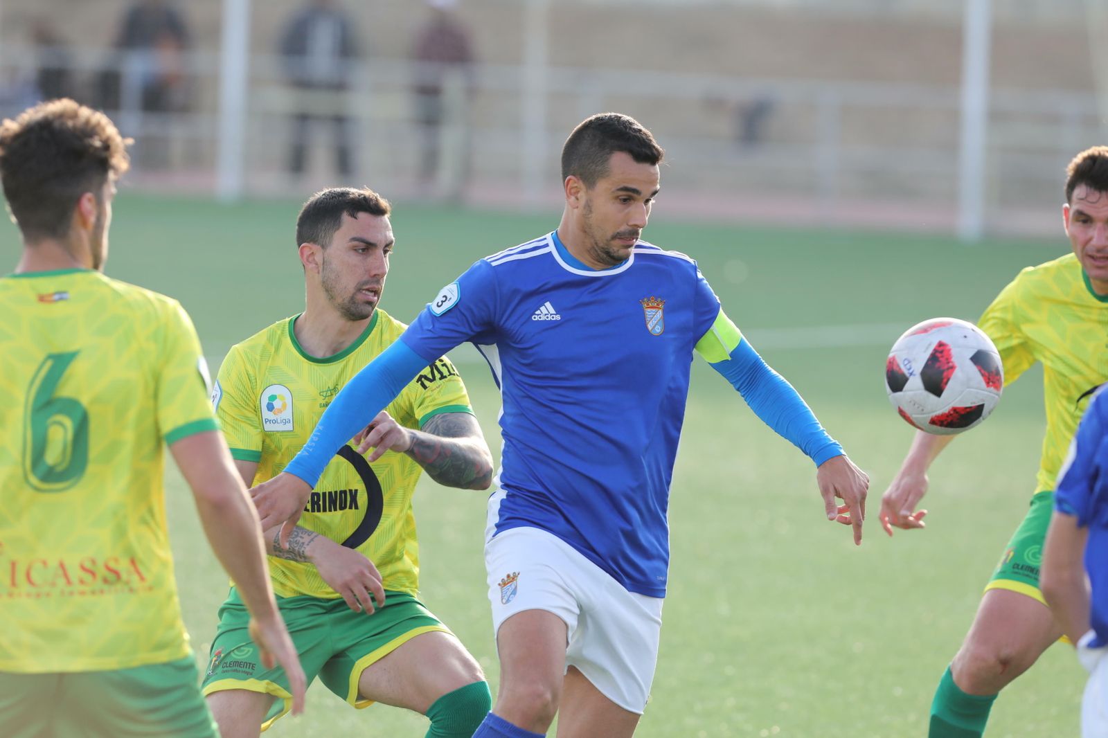 Israel, capitán del Xerez CD, se muestra optimista de cara al futuro.