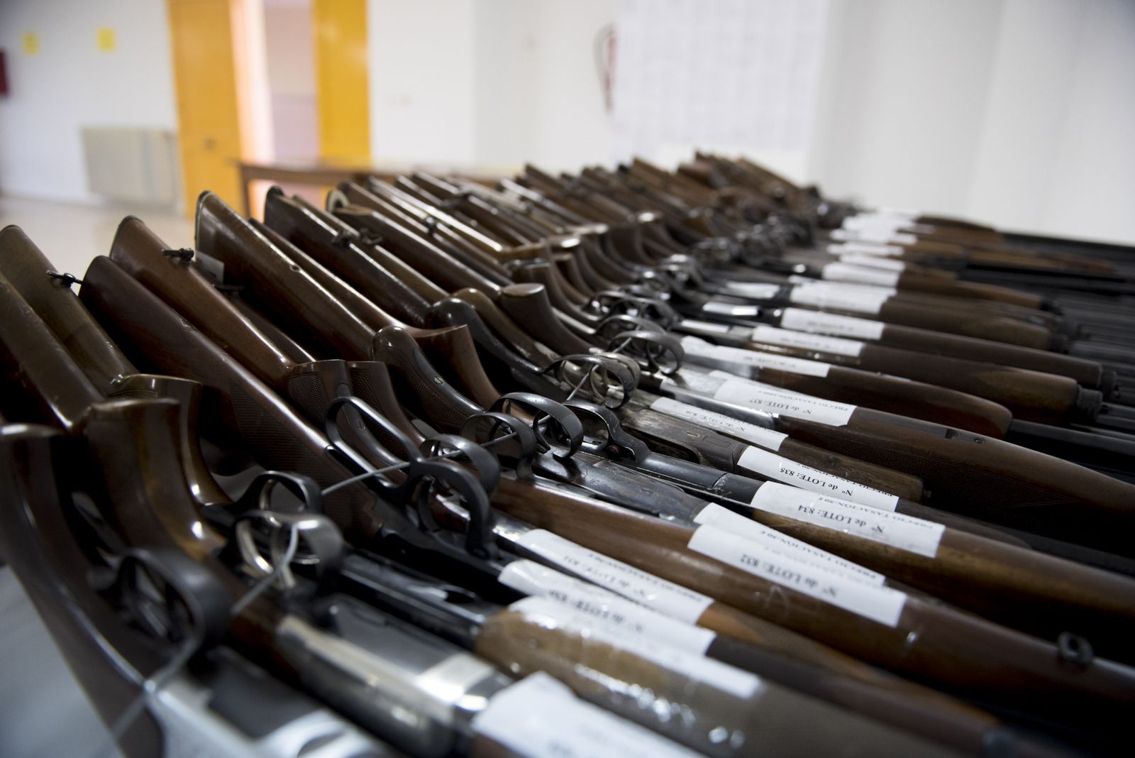 Imágenes de las armas subastadas por la Guardia Civil en Granada