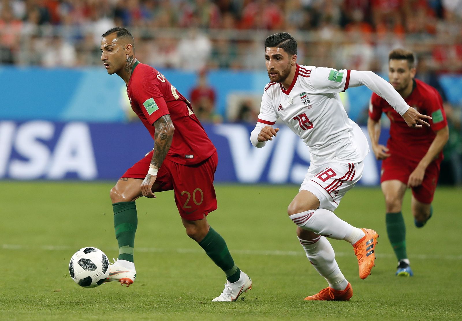 Las imágenes del Irán-Portugal