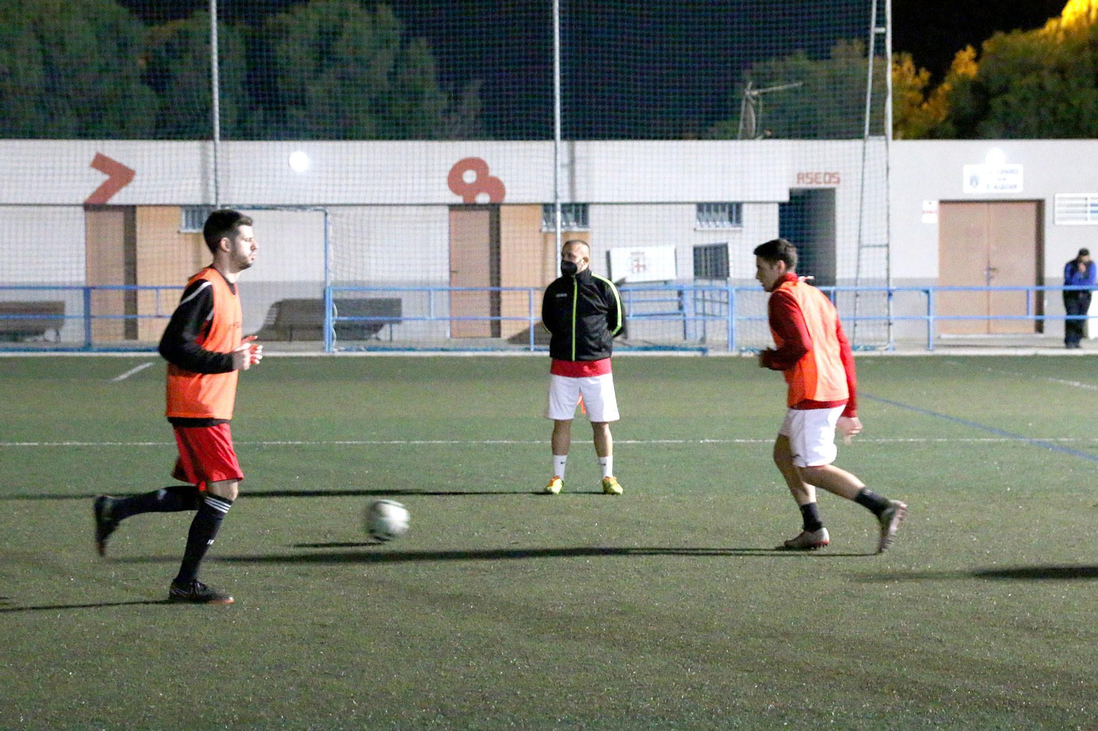 Fotogalería del tándem Crusat&Edu Fenoy como entrenadores del Sporting de Almería