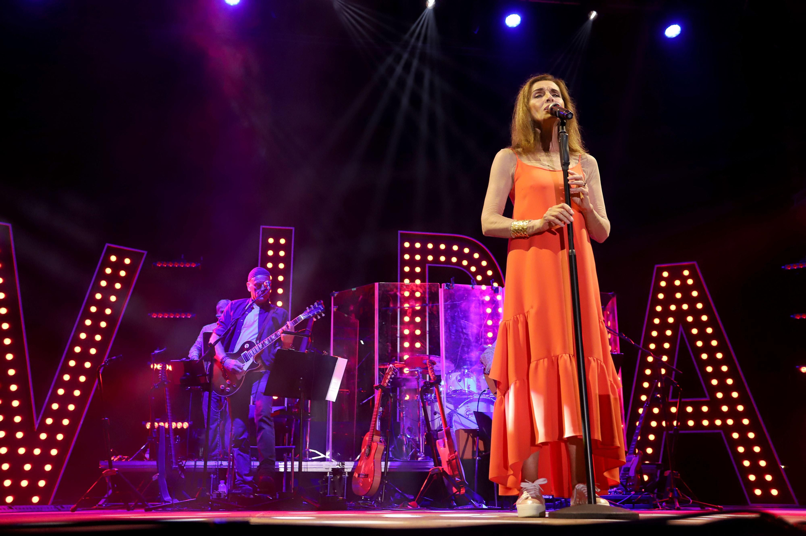 Imágenes del concierto de Ana Belén en las fiestas Colombinas de Huelva 2019