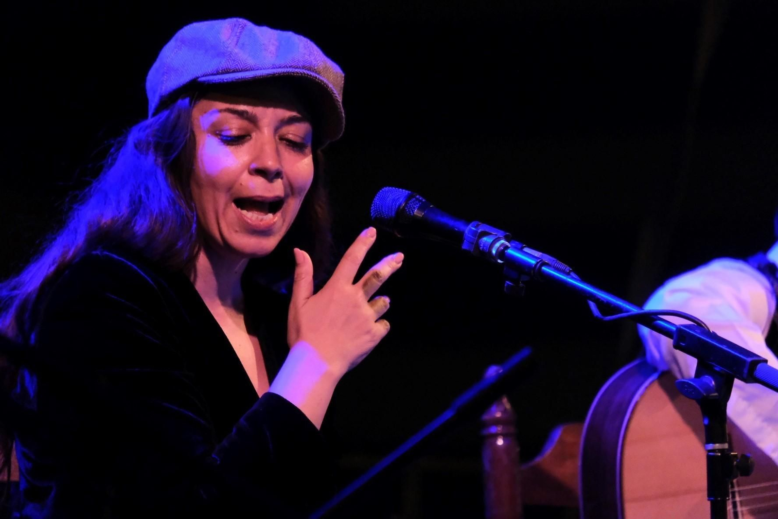 Sandra Carrasco en un concierto en 2023.