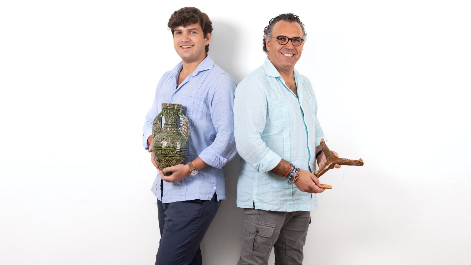 Tito Martínez y Pablo Tito, alfareros de Úbeda.