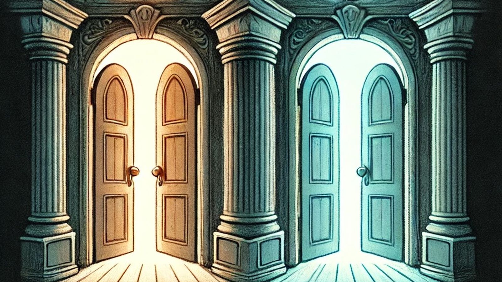 El enigma de las dos puertas