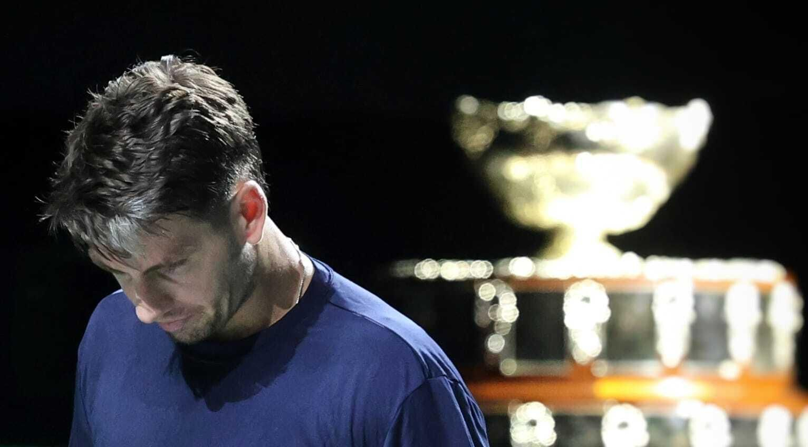 Copa Davis: El show de Djokovic en Málaga, en fotos