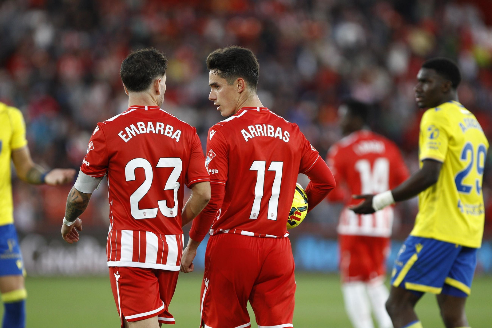 El partido U.D. Almería-Cádiz C.F. en imágenes