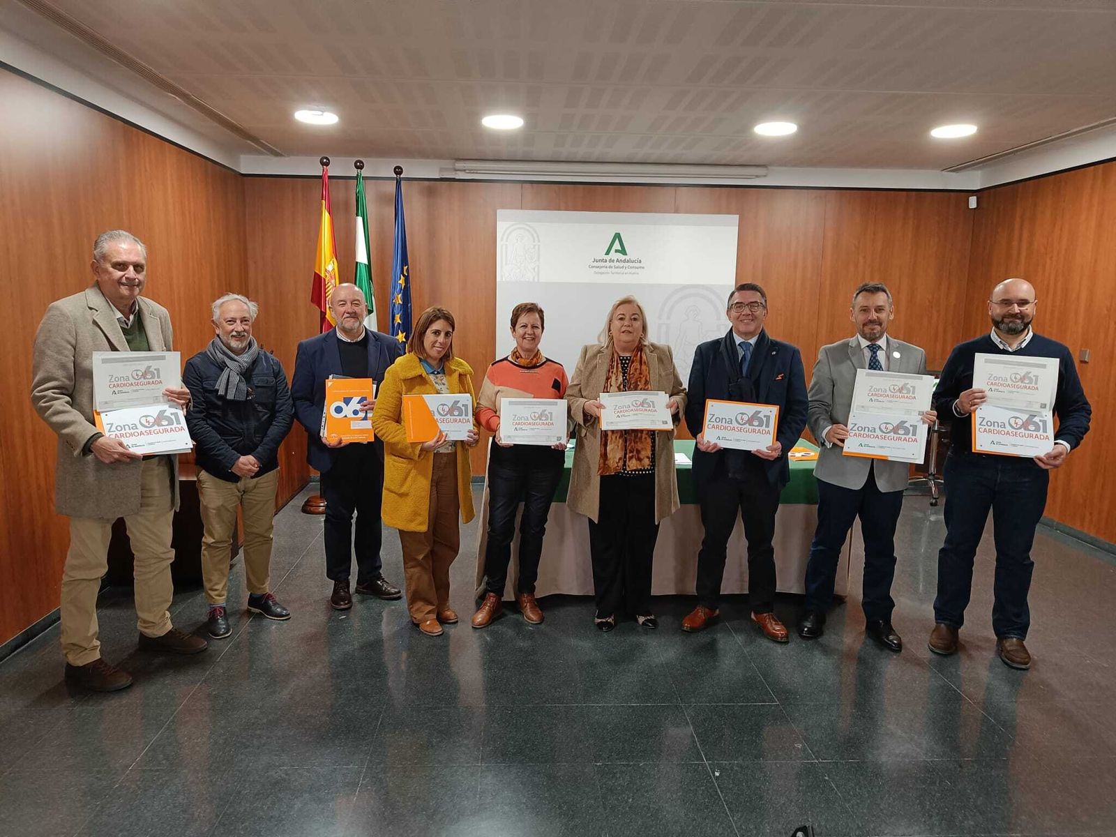 Entrega de los distintivos.