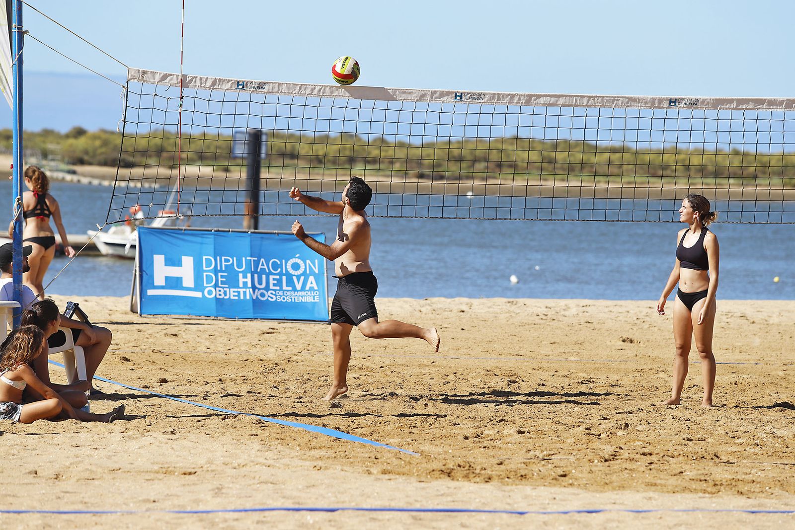Imágenes de las playas de Huelva en el sábado 15 de agosto