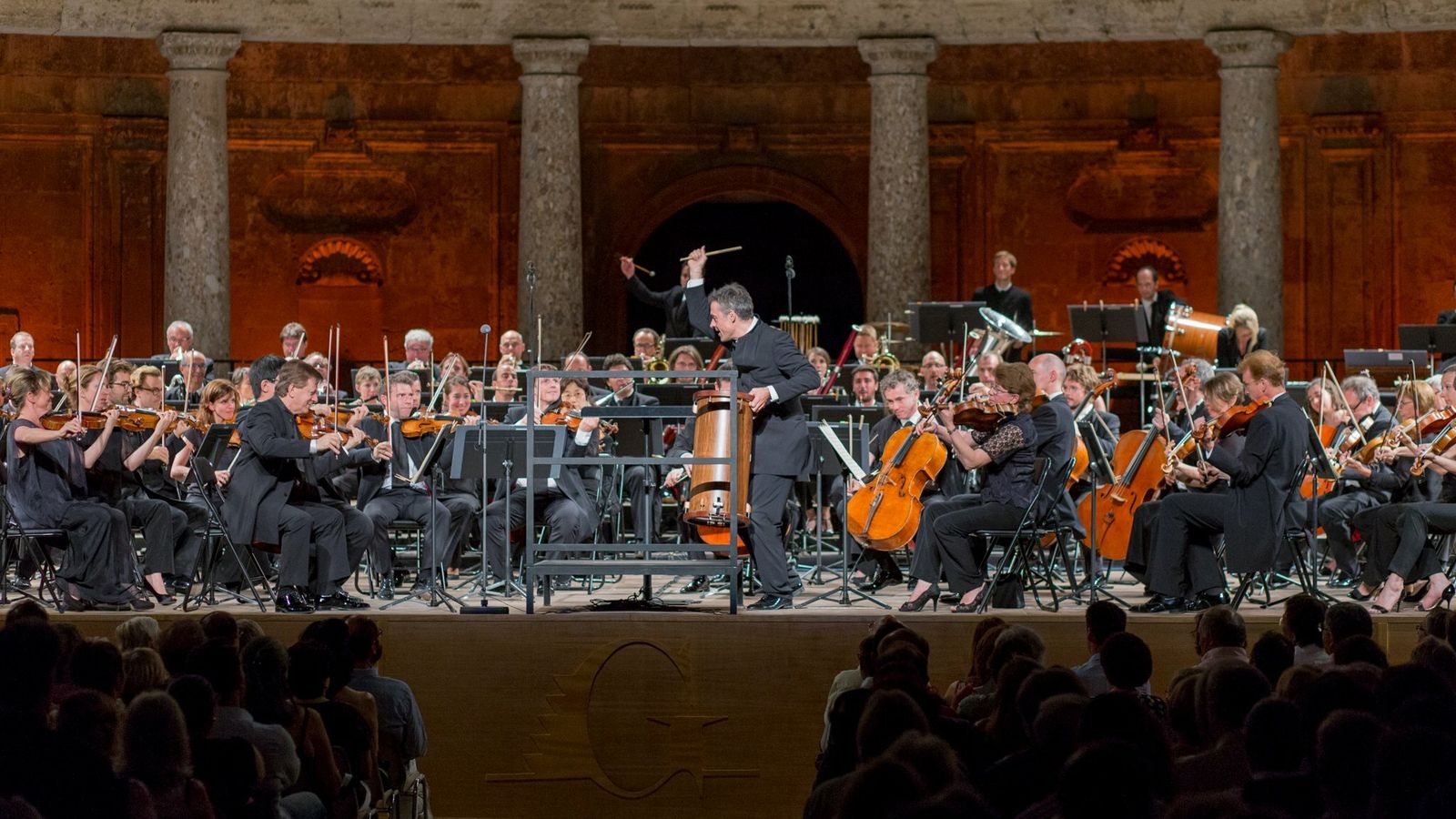 La Orquesta de París, en una actuación en el Festival de Granada.