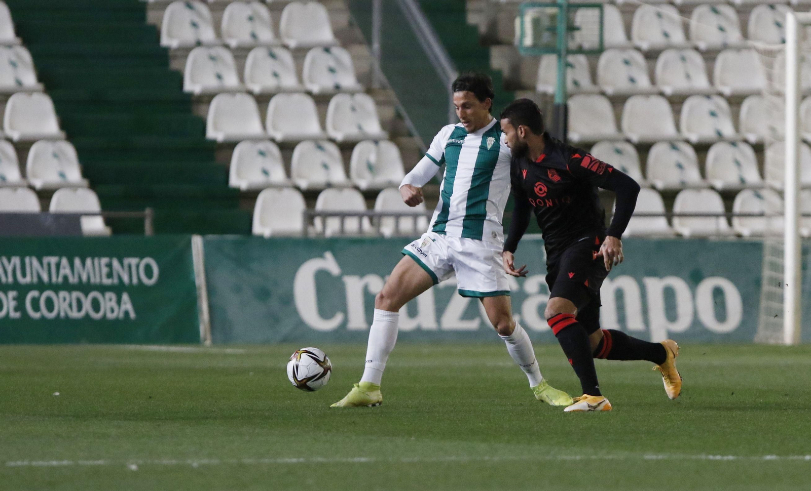 Las fotografías de la derrota del Córdoba CF ante la Real Sociedad en Copa del Rey