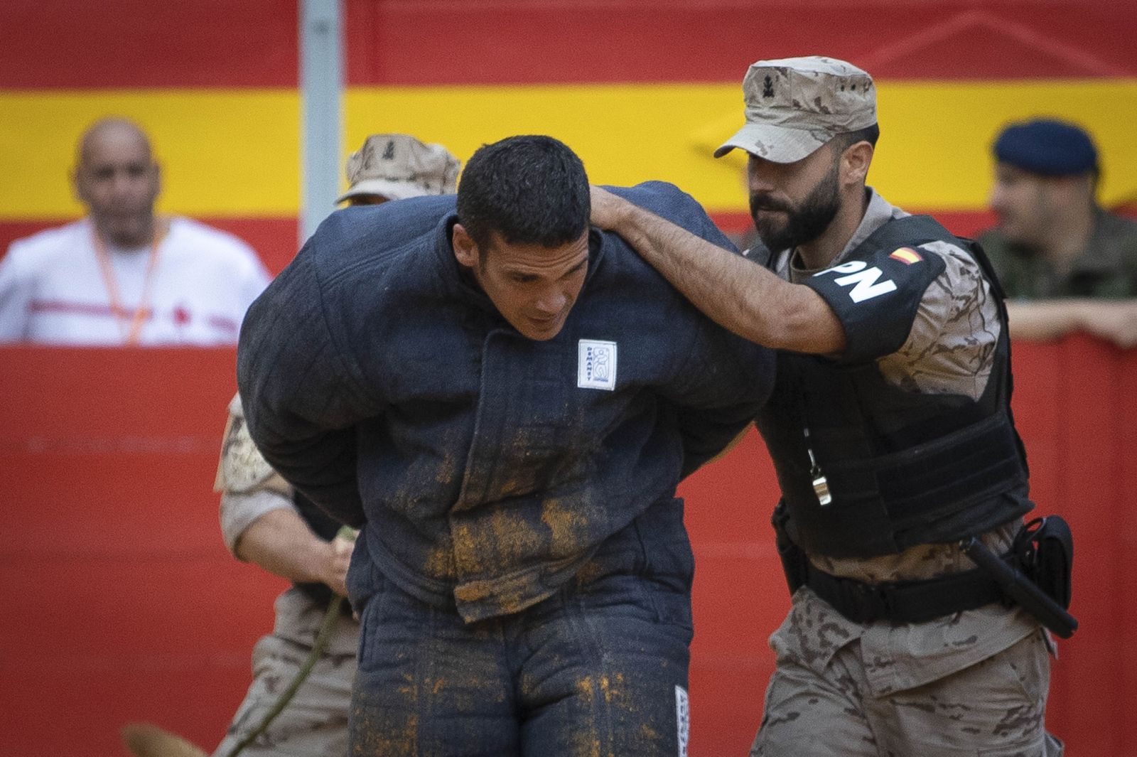 La exhibición del Ejército en la Plaza de Toros de Granada, en imágenes